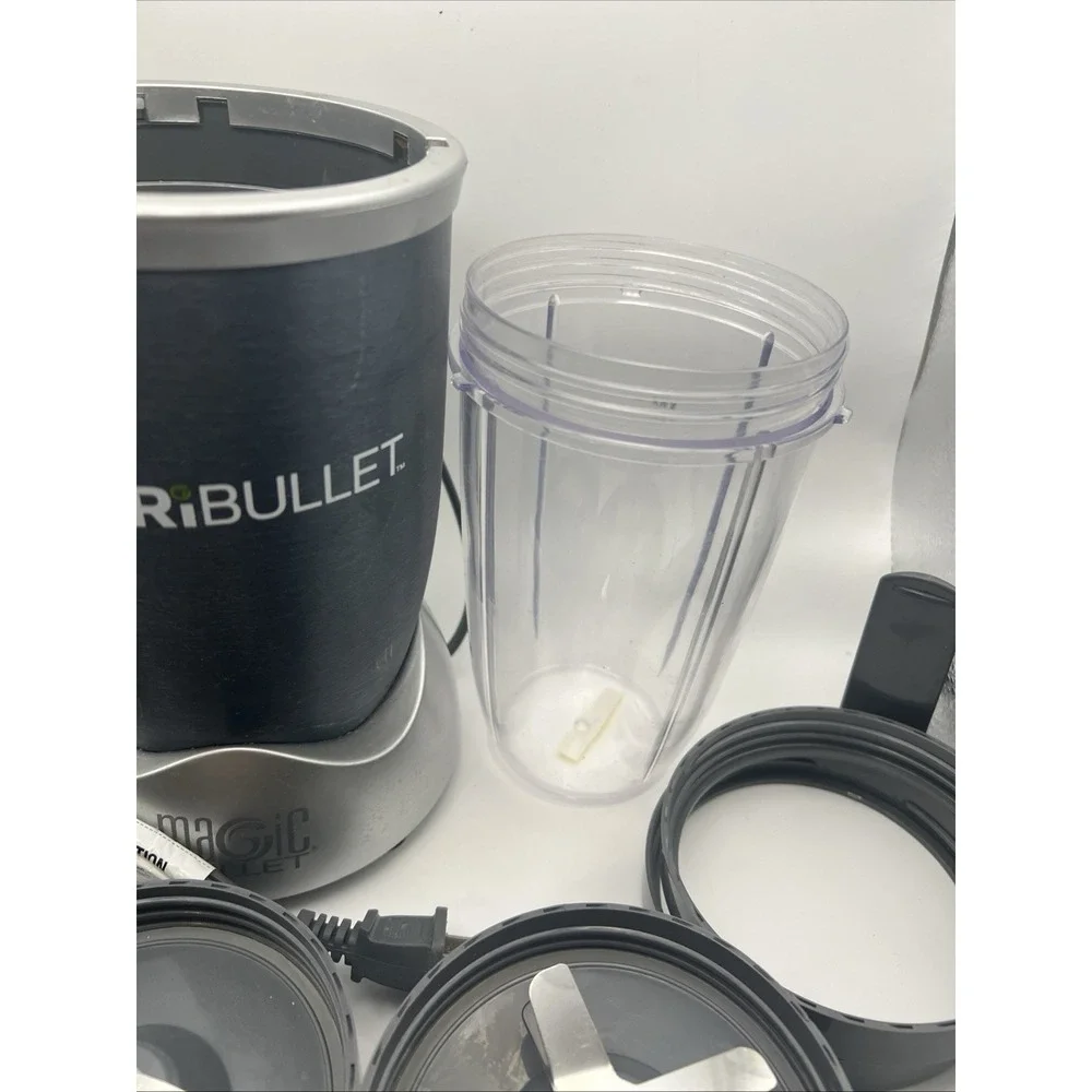 NutriBullet Magic Bullet Personal Blender Base NR-101B Gray Motor 24oz Cup Blade